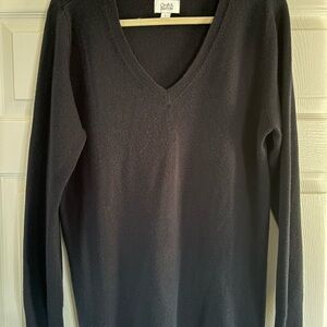 Croft & Barrow Women's Navy Blue V-Neck Sweater